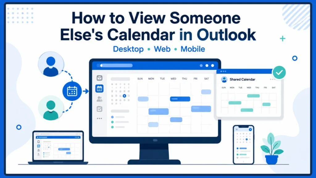 View Someone Else's Calendar Outlook