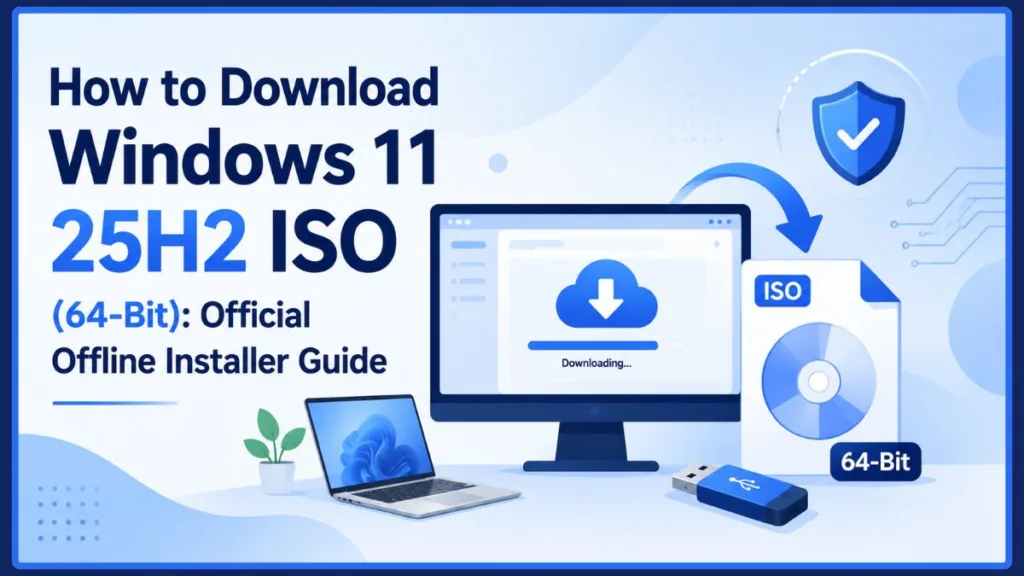 Windows 11 25H2 ISO Download 64-bit Offline Installer