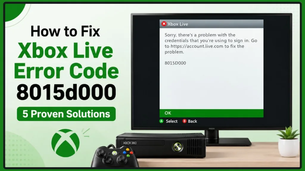 Xbox 360 Profile Cannot Be Downloaded Right Now