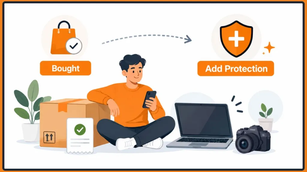 Add Protection Plan After buying Amazon Product