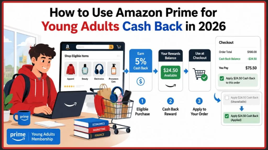 Amazon Prime For Young Adults Cash Back