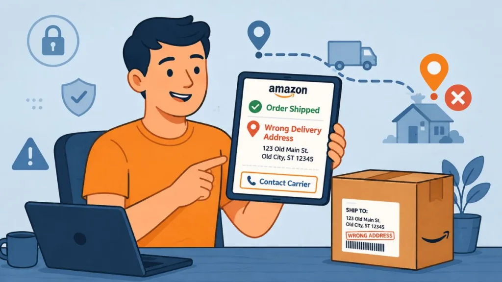 Amazon Shipping Address Change after purchase