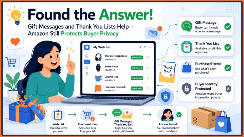 Amazon Wish List Buyer Privacy Explained
