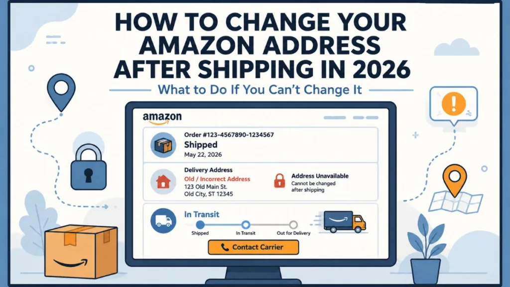 Can You Change Your Amazon Delivery Address After Shipping
