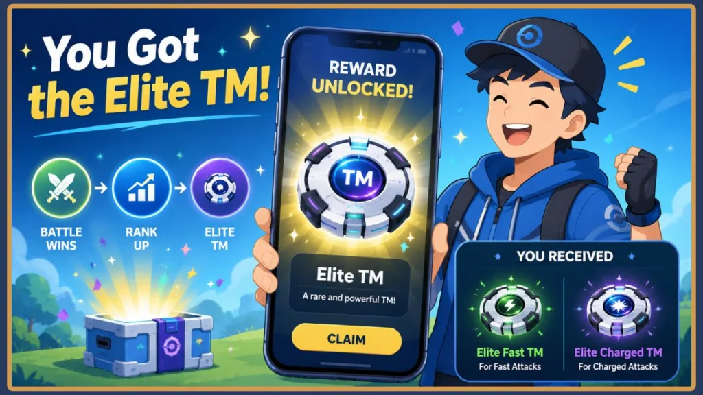 Elite TM Reward Pokémon GO