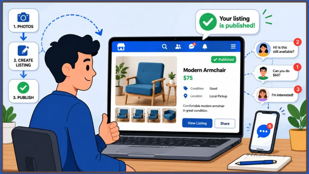 Facebook Marketplace Listing Published