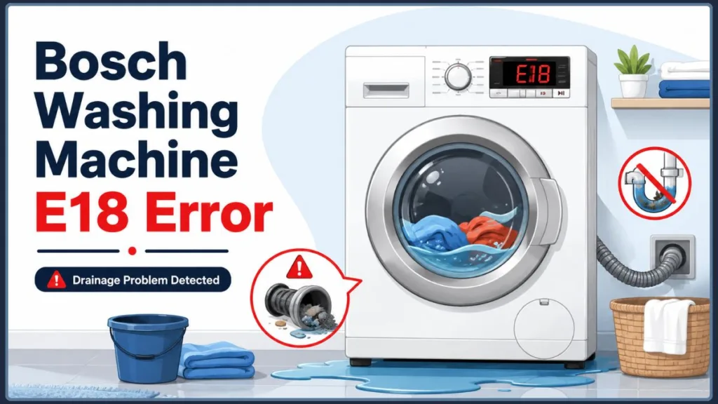 Fix E18 Error Code Bosch