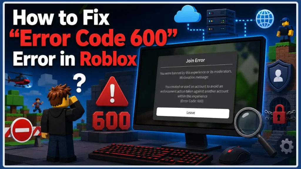 Fix Roblox Error Code 600