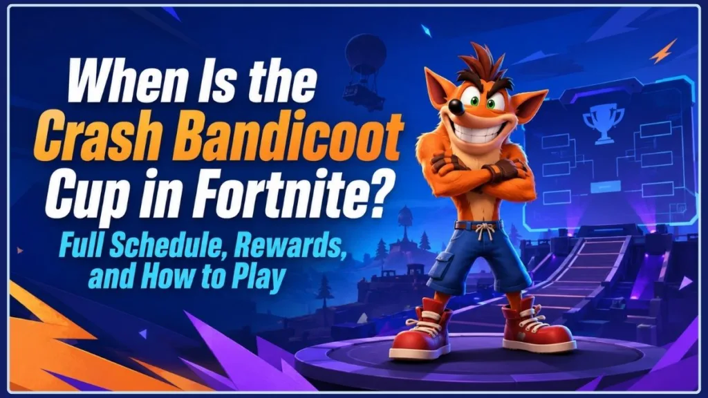 Fortnite Override Series Crash Bandicoot Cup