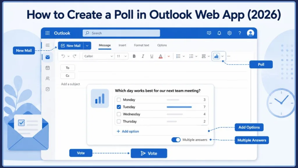 How To Create A Poll In Outlook Web