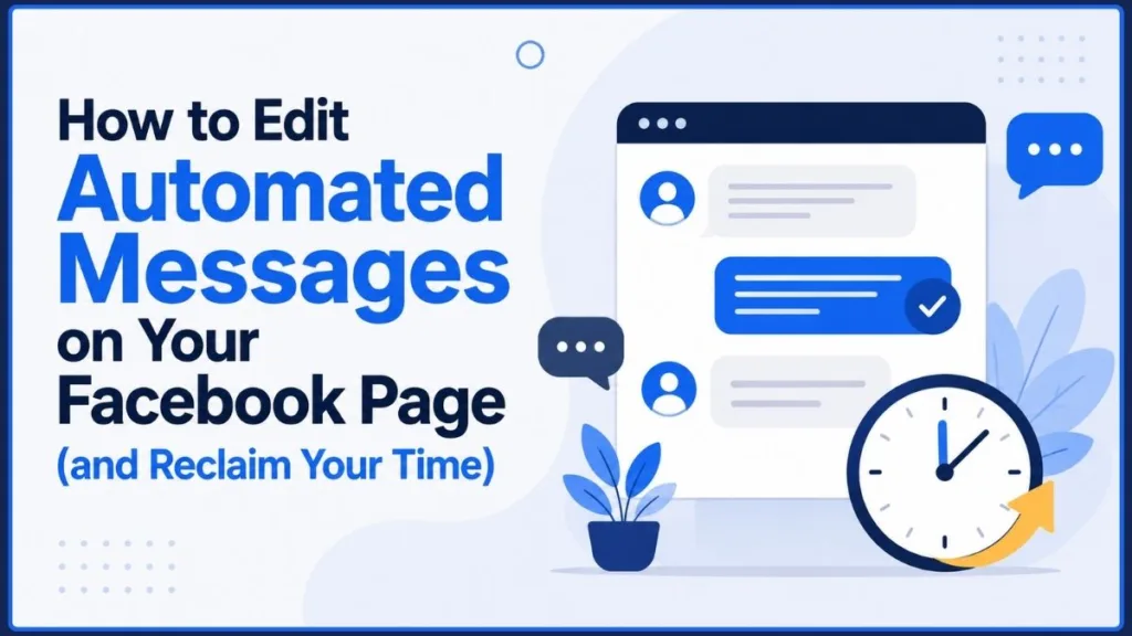 How To Edit Automated Message On Facebook Page