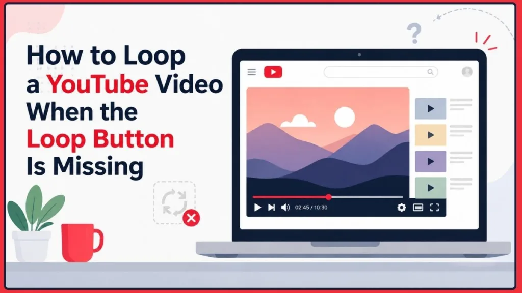 How To Loop YouTube Video When Button Is Missing
