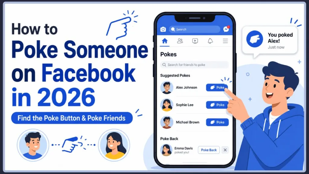 How To Poke Someone On Facebook