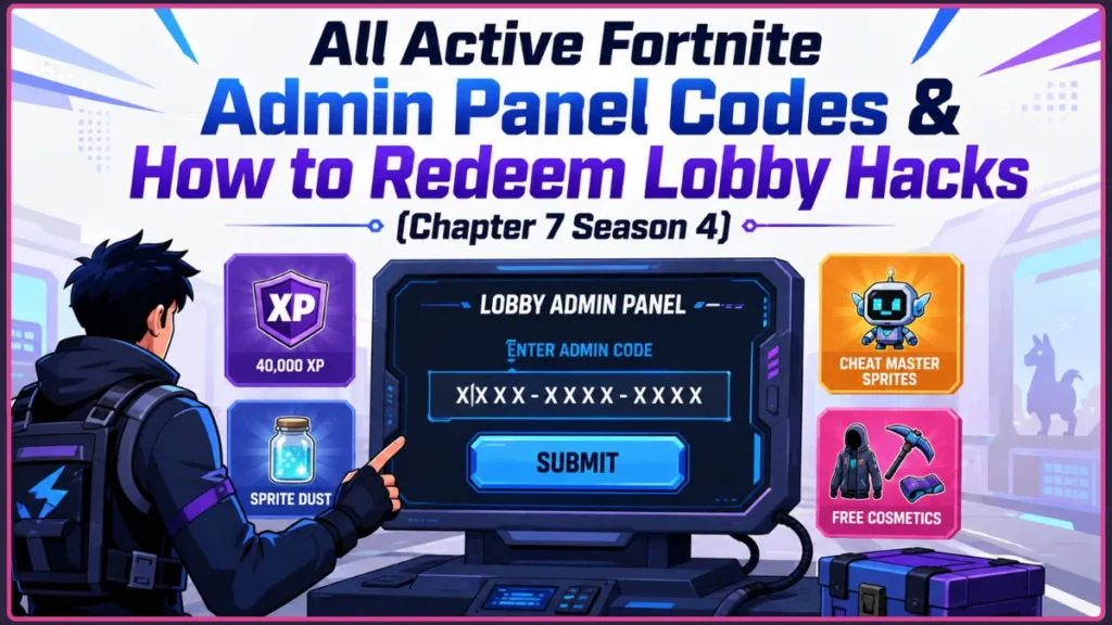 How To Redeem Admin Panel Codes Fortnite