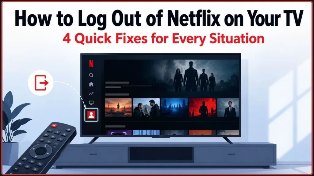 How To Sign Out Of Netflix On Smart TV
