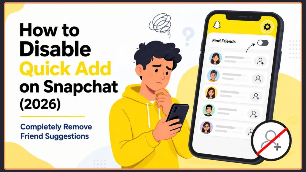 How to Disable Quick Add on Snapchat