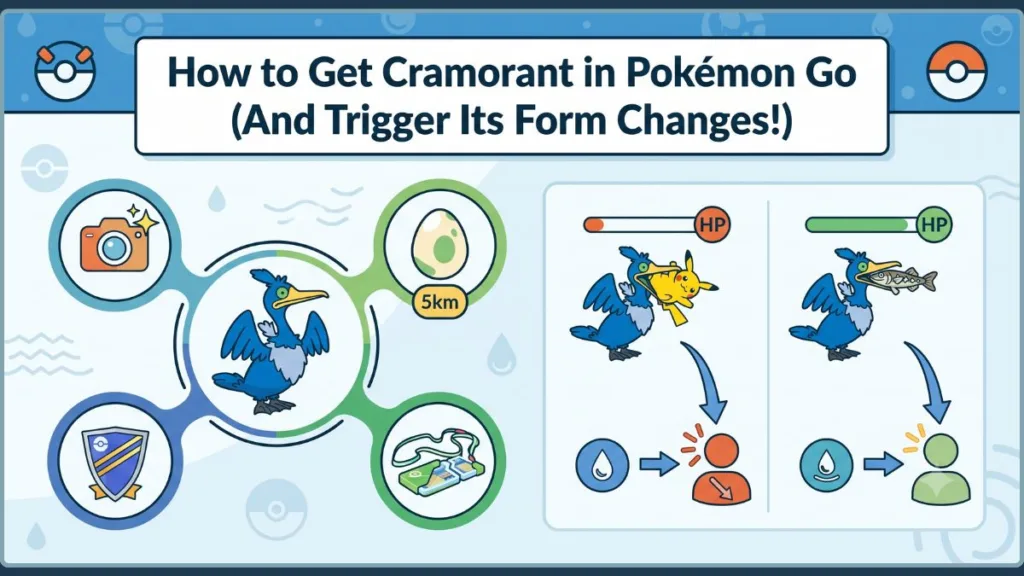 How to Get Cramorant in Pokémon Go