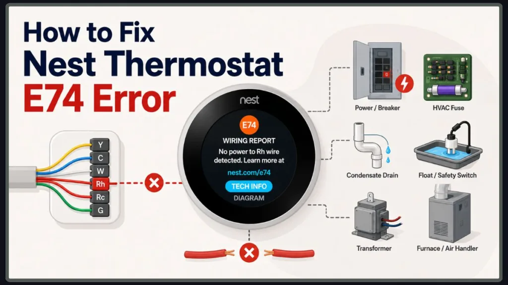 Nest Thermostat No Power To RH Wire