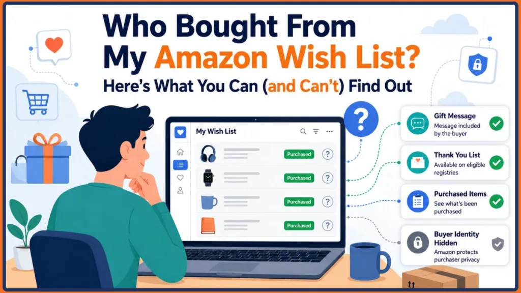 Who Bought From My Amazon Wish List