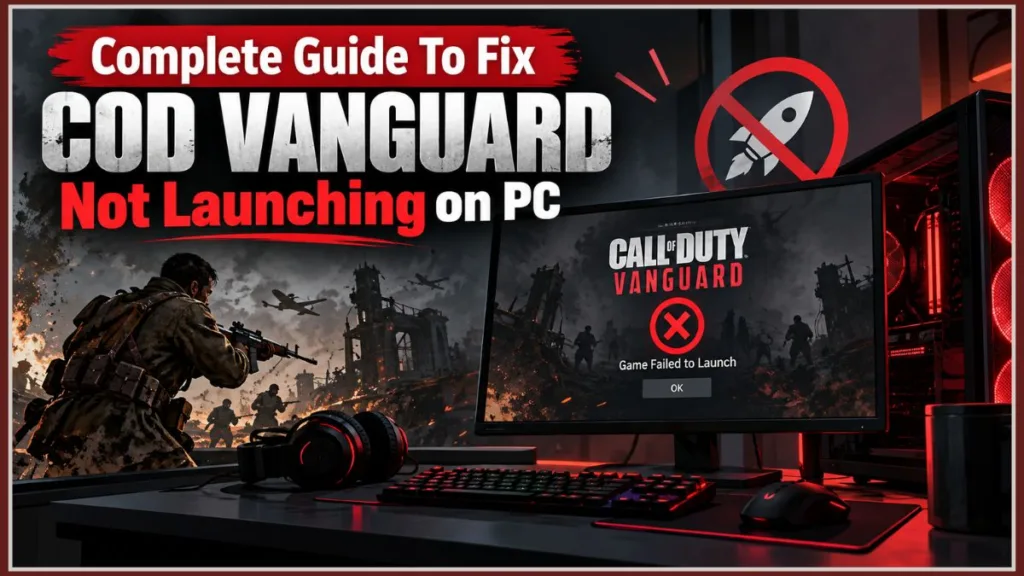 COD Vanguard Not Launching on PC