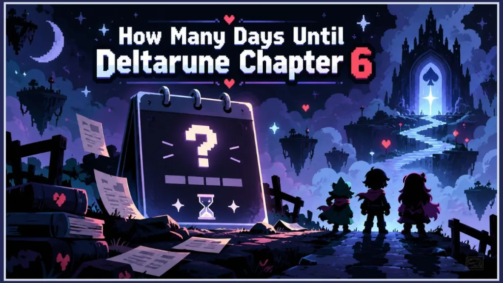 Deltarune Countdown Under Starlit Skies