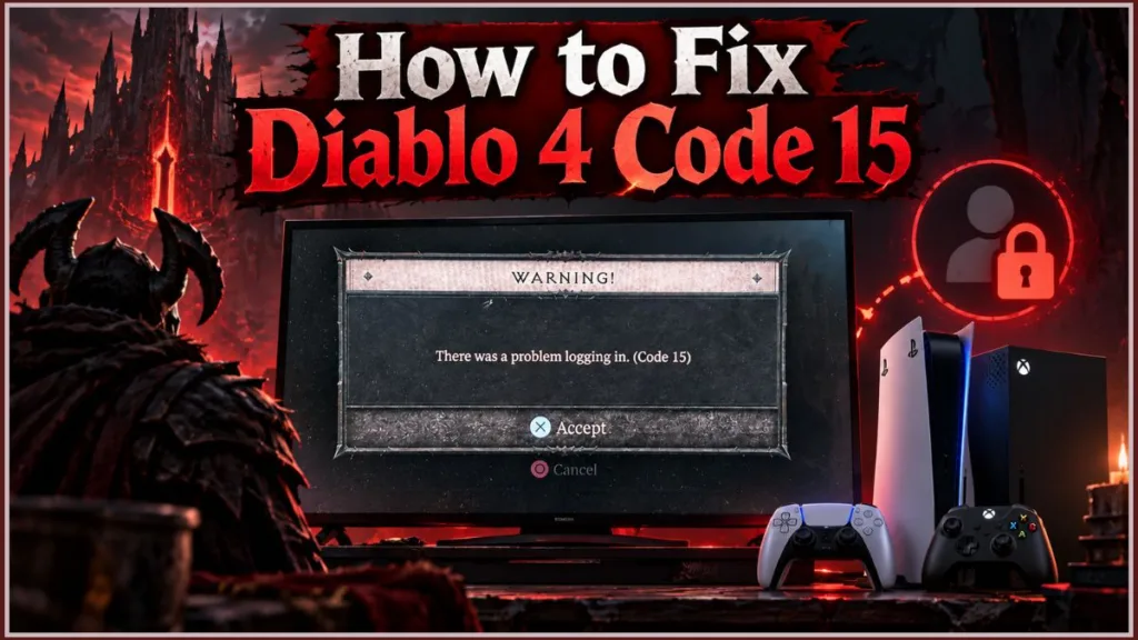 Diablo 4 Code 15 Solution