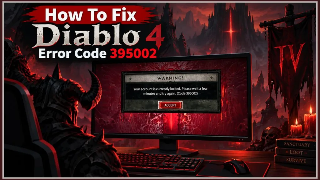 Diablo 4 Code 395002 Solution