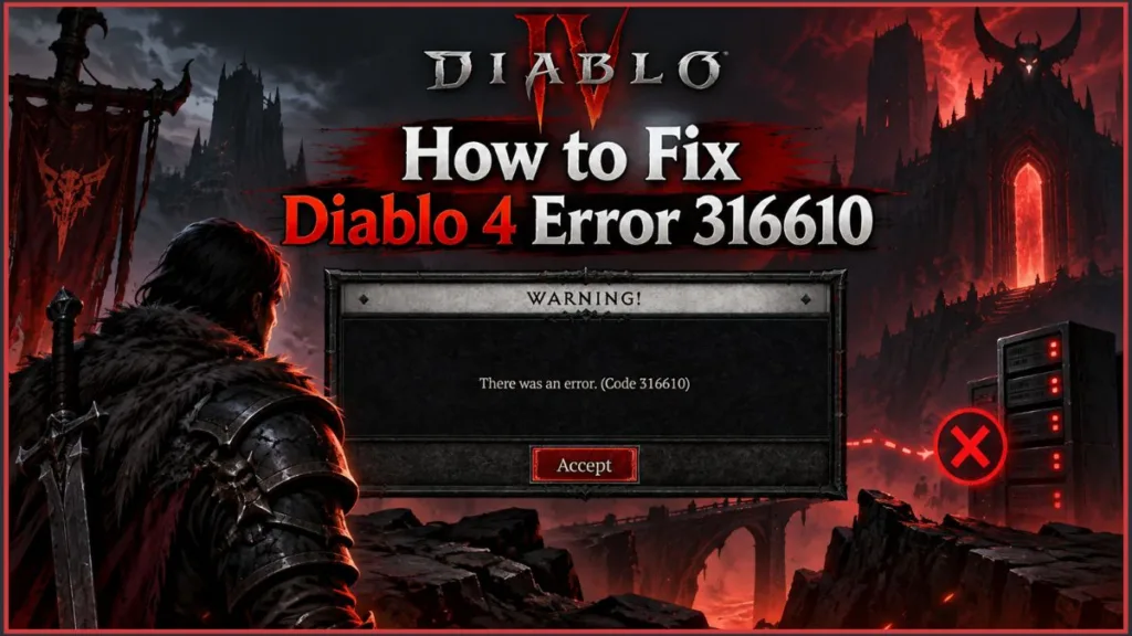 Diablo 4 Disconnected From Server 316610 Fix
