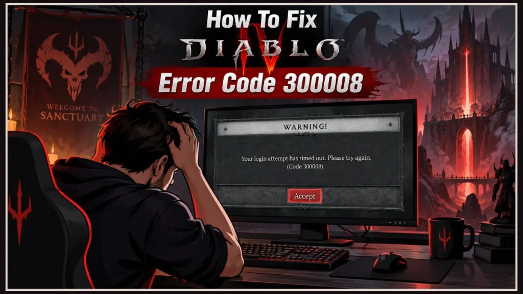 Diablo 4 Error Code 300008 Fix