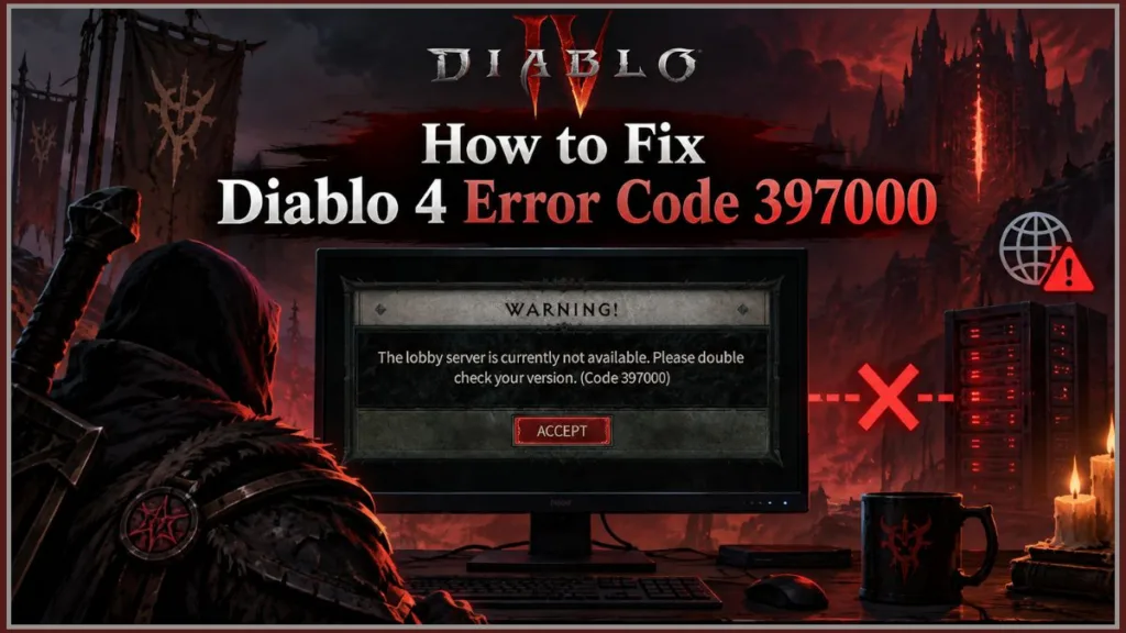 Diablo 4 Error Code 397000 Fix
