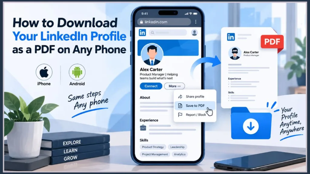 Download Your LinkedIn Profile as PDF