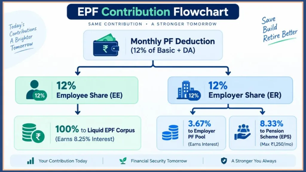EPF Contribution Flowchart