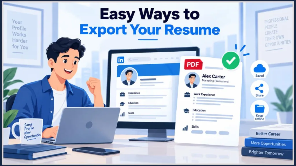 Easy Ways to Export Your Resume