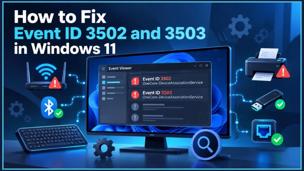 Event ID 3502 or 3503 in Windows 11