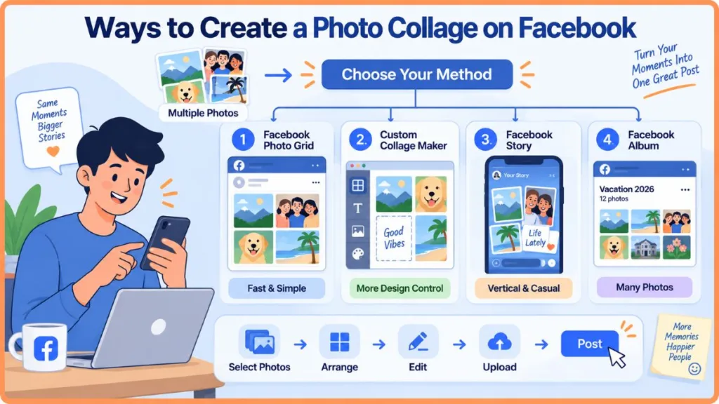Facebook Photo Collage Tutorial 2026