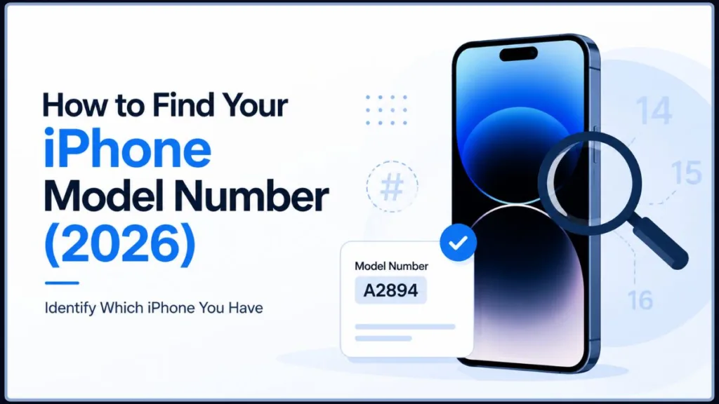 Find Your iPhone Model Number