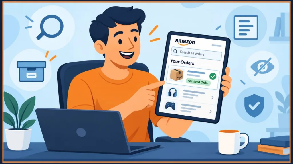 Finding Archived Orders on Amazon
