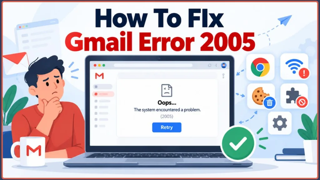 Fix Gmail Error 2005