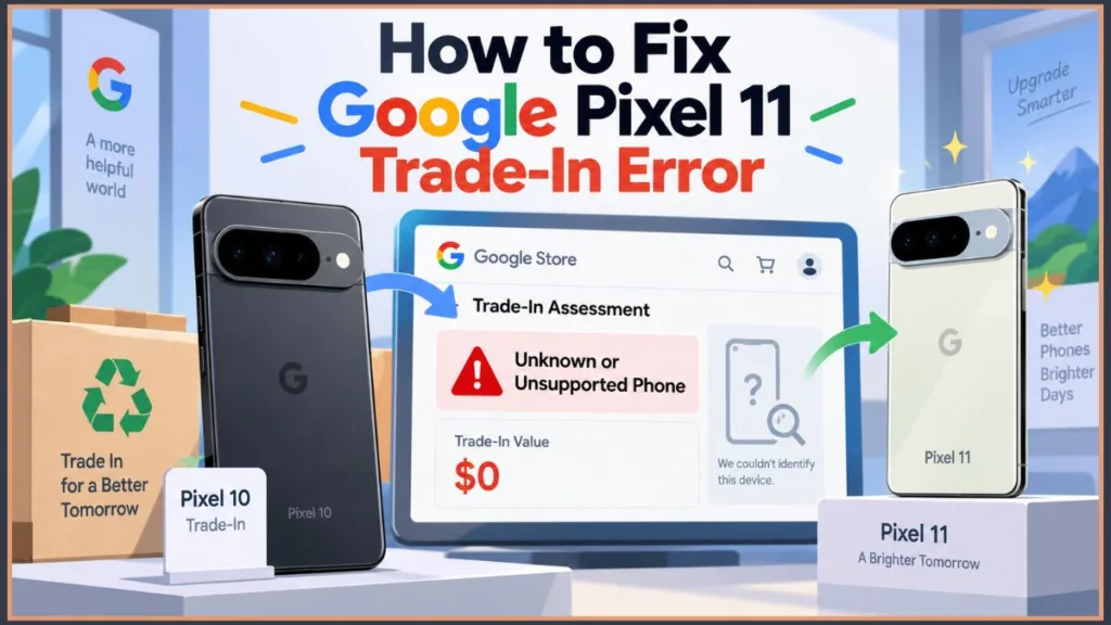 Fix Google Pixel Trade-In Error