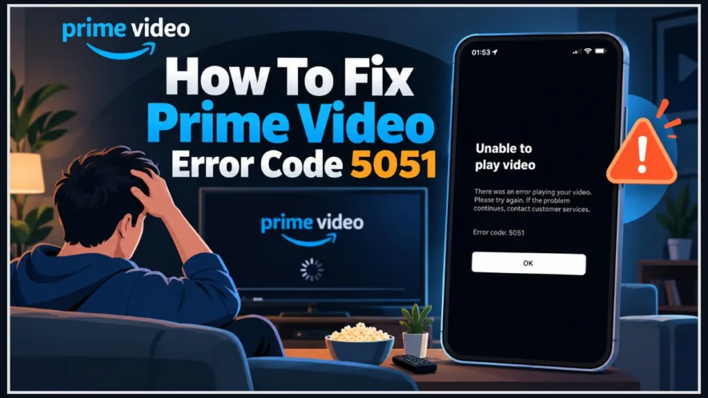 Fix Prime Video Error Code 5051