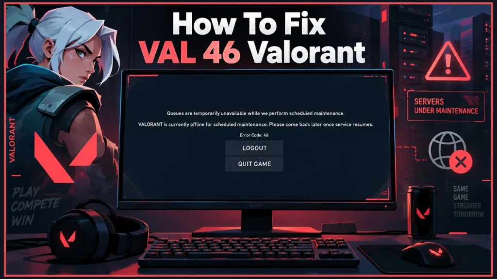 Fix VAL 46 Valorant Maintenance Error