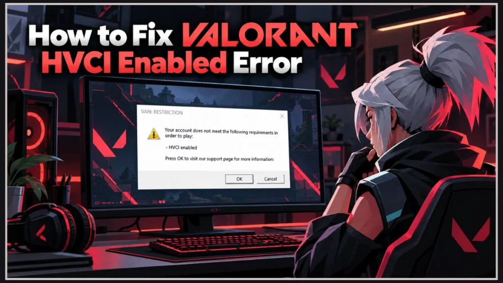 Fix Valorant HVCI Enabled Error