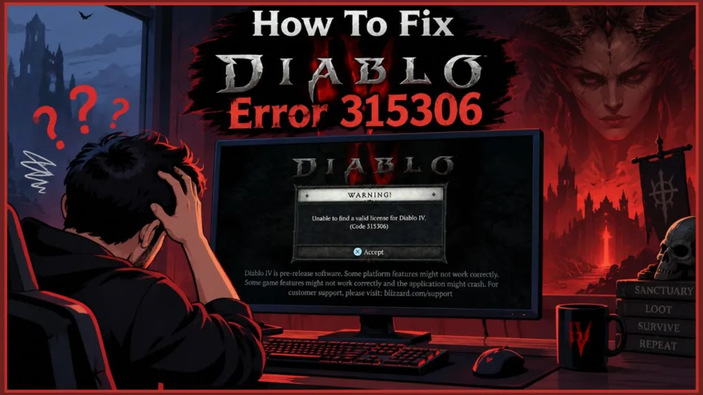 Fixing Diablo IV Error 315306