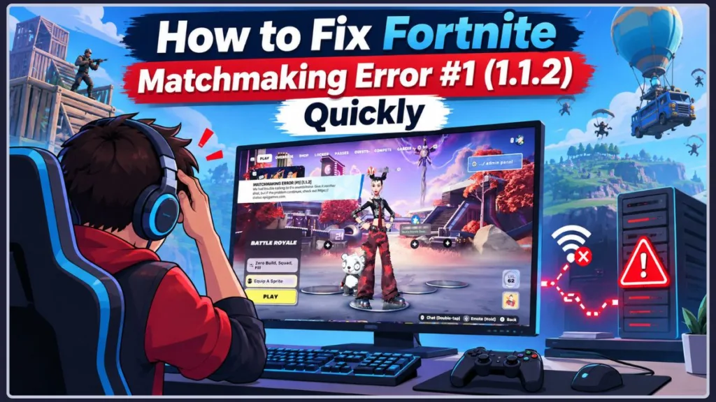 Fortnite Matchmaking Error #1 1.1 2 Fix