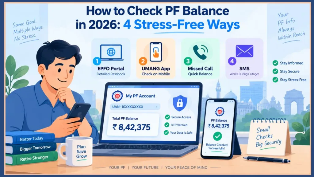Four Ways to Check Your PF Balance