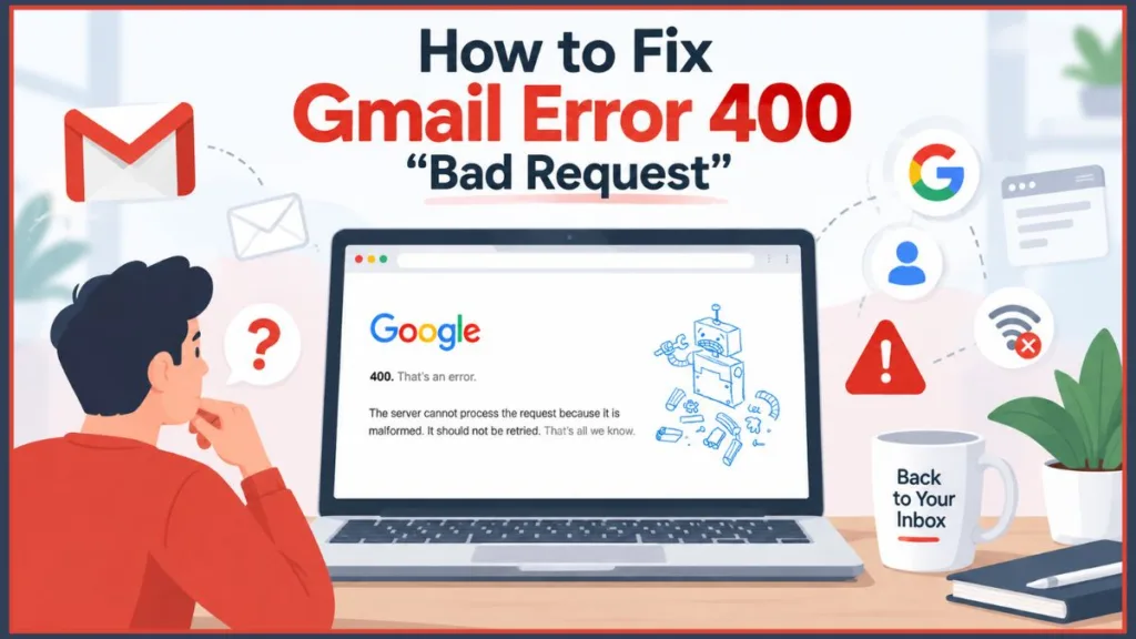 Gmail Error 400 Fix
