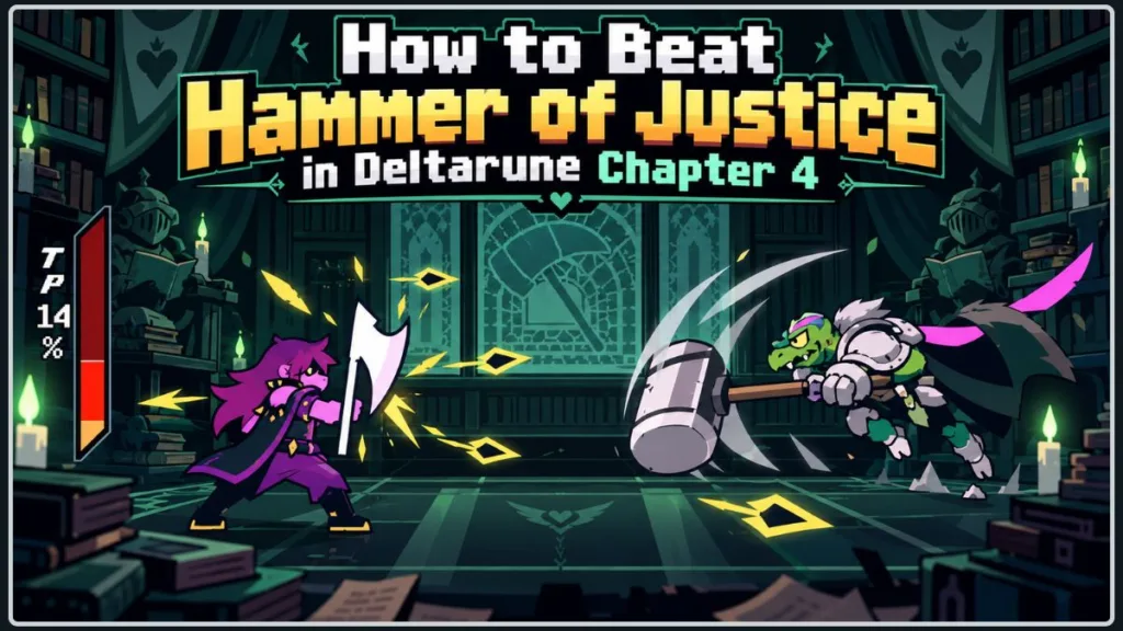 Hammer Of Justice Deltarune Strategy