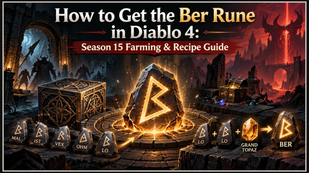 How To Get Ber Rune in Diablo 4 Season 15