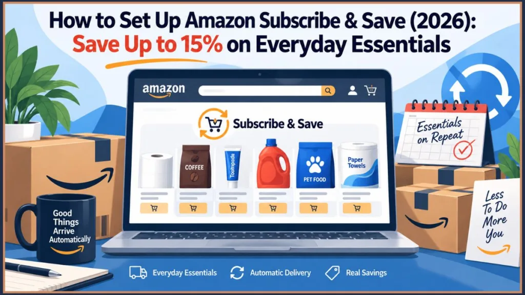 How To Use Amazon Subscribe & Save