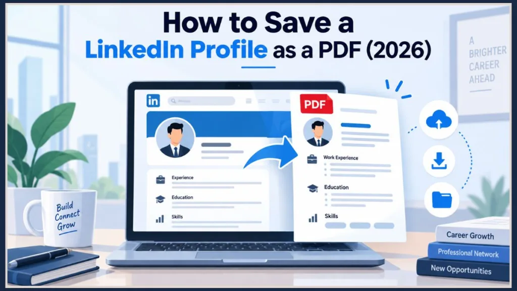 How to Save Your LinkedIn Profile as PDF